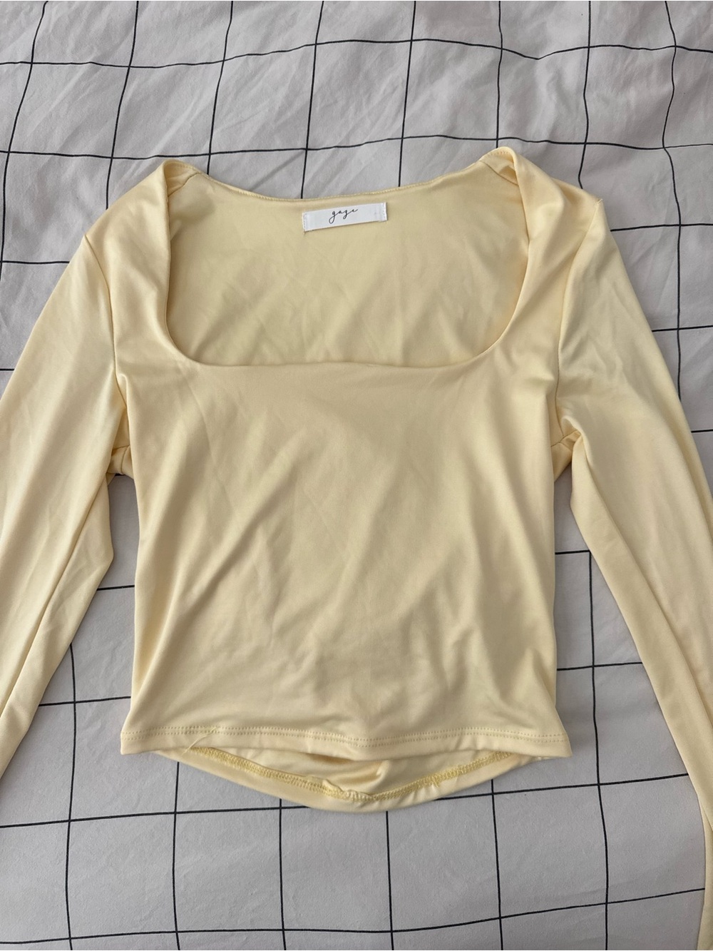 Gage butter yellow long sleeve